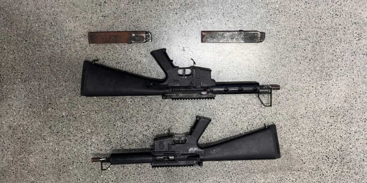 Armamento apreendidos pela polícia