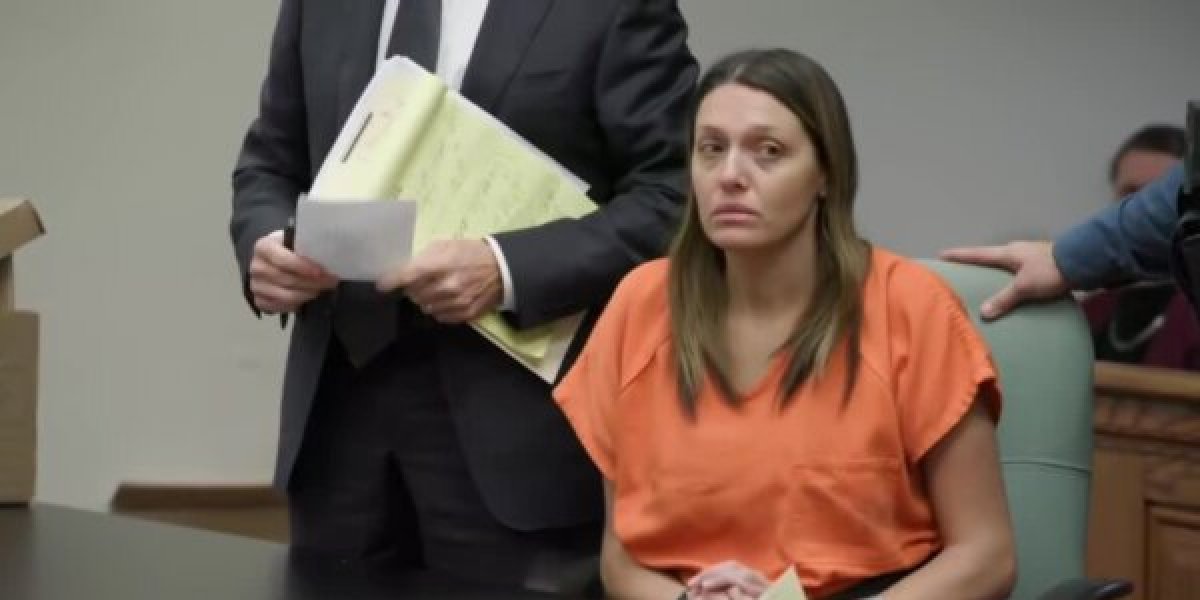 Laura Caron em julgamento