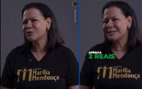 Vídeo de mãe de Marília Mendonça rifando itens da filha é resgatado por internautas