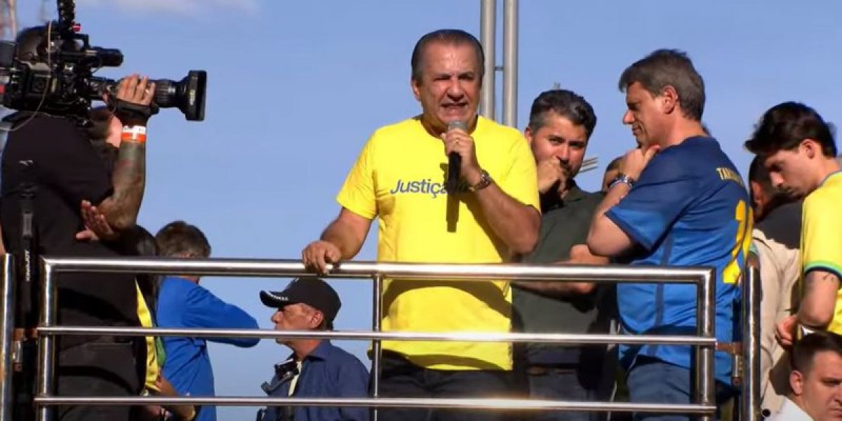 Pastor Malafaia em protesto bolsonarista