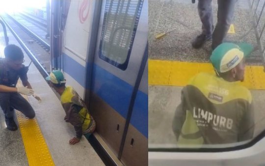 Homem que ficou preso entre trem e plataforma está em estado grave na UTI