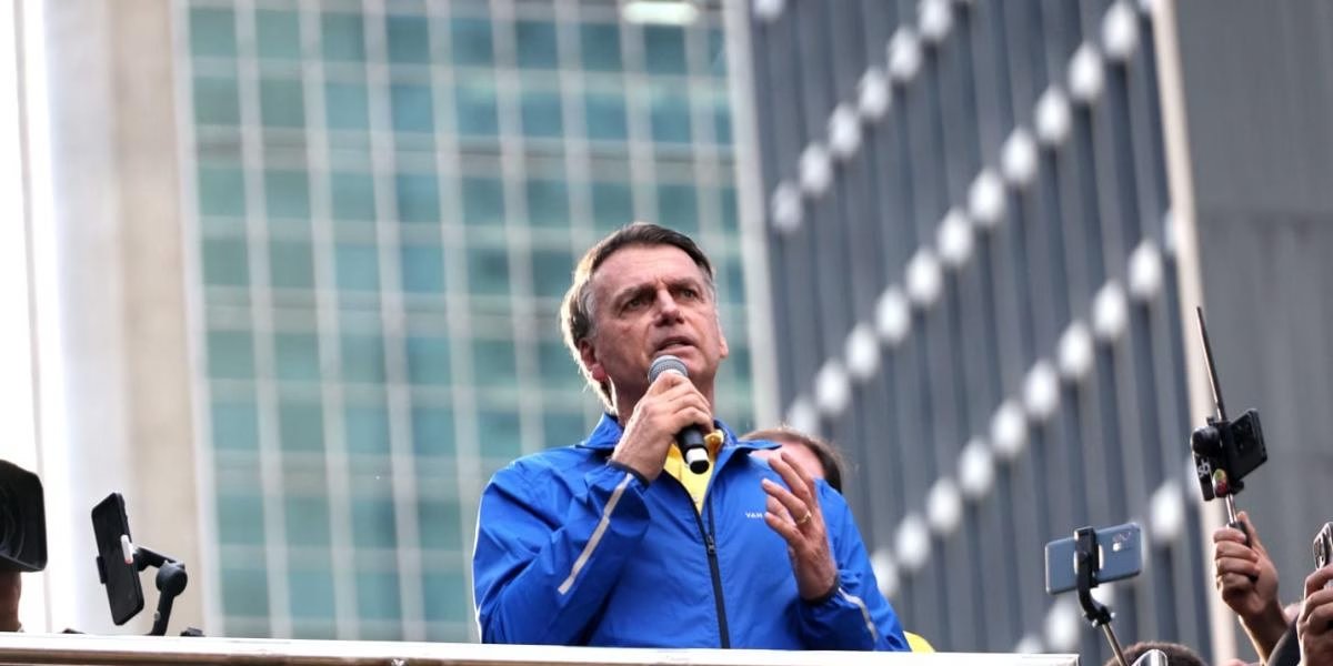 Bolsonaro em ato na Paulista