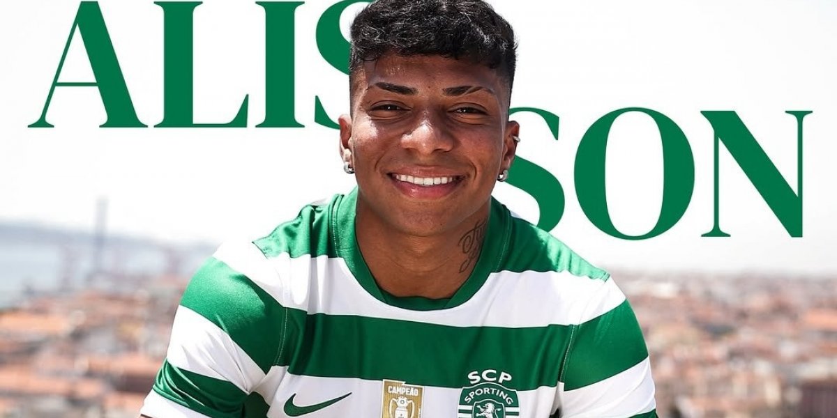 Alisson Santos, ex-Vitória, foi anunciado oficialmente pelo Sporting