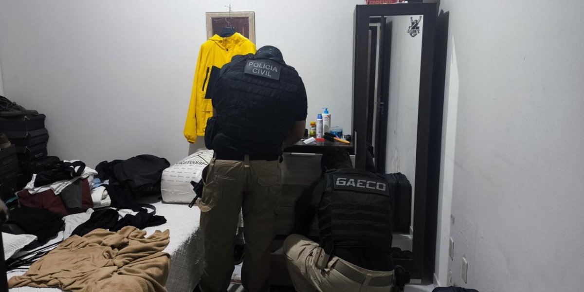 Polícia durante operação