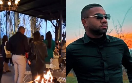 Davi Brito é visto em clima de romance com morena misteriosa no Chile