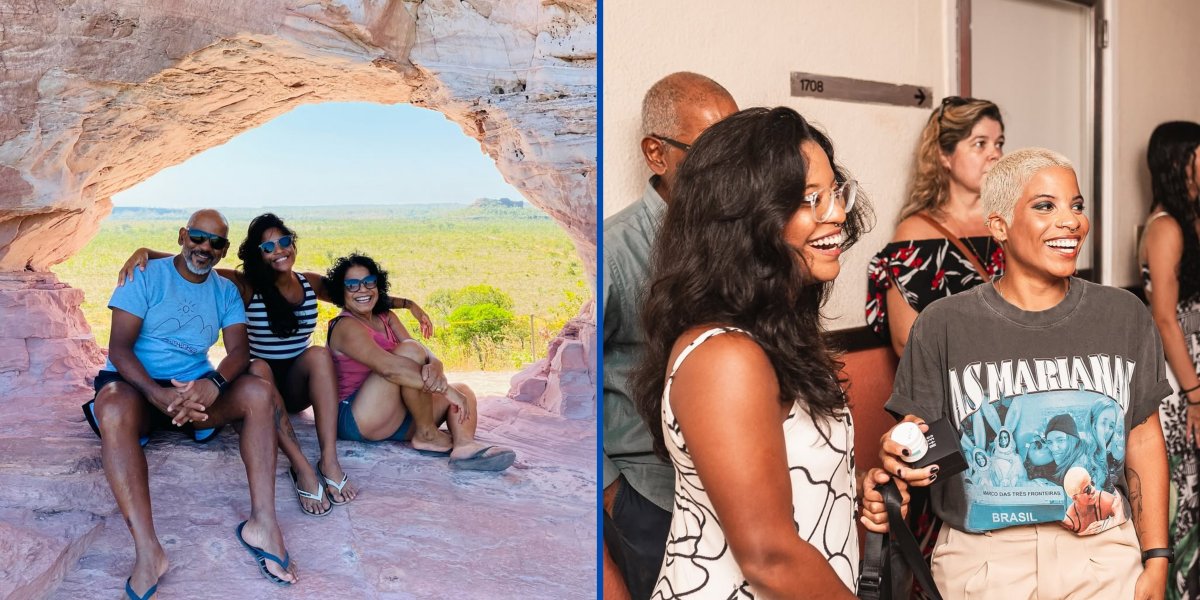 Pai de Juliana, Juliana e Mãe de Juliana / Juliana e sua irmã