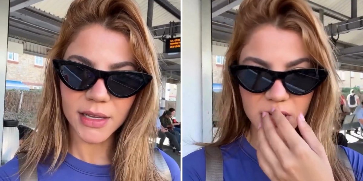 Hariany em vídeo explicando sobre o ocorrido