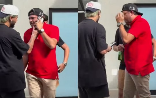 Zé Felipe joga celular de amigo na piscina e gera polêmica nas redes sociais
