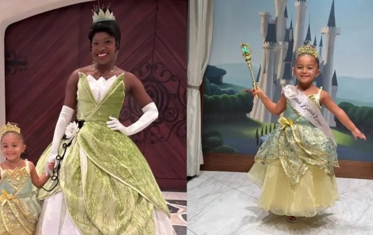 Momento fofura: Liz Improta se transforma em princesa no cruzeiro da Disney