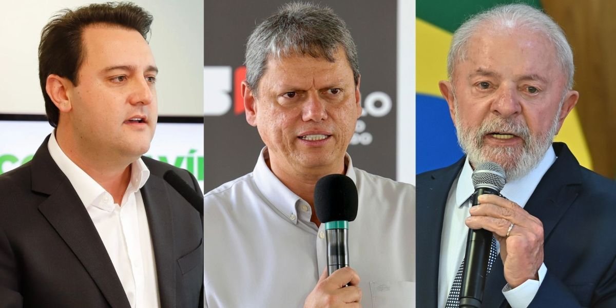 Ratinho Jr, Tarcísio de Freitas e Lula