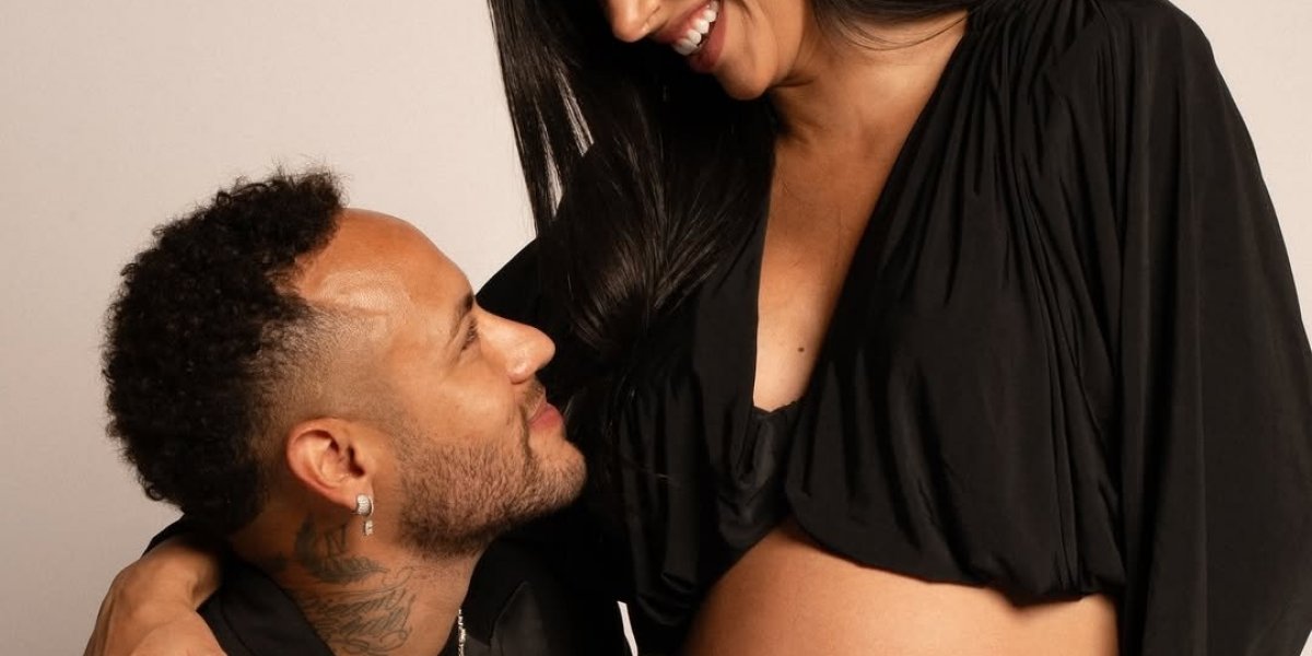 Neymar e a esposa Bruna Biancardi