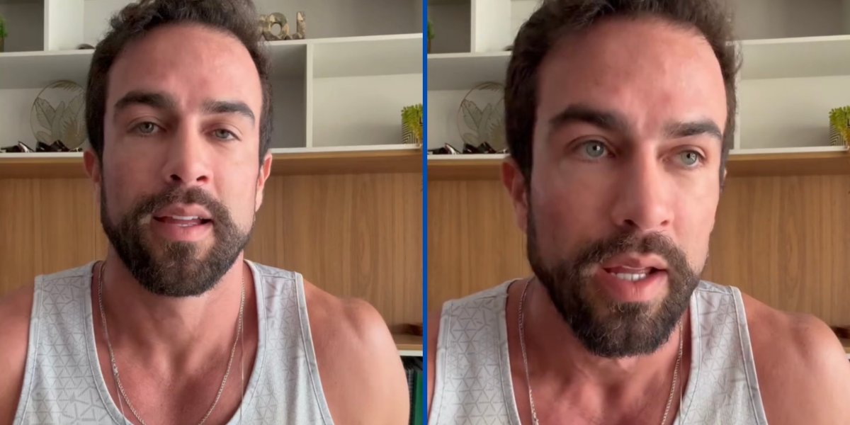 Erasmo Viana no momento do vídeo postado