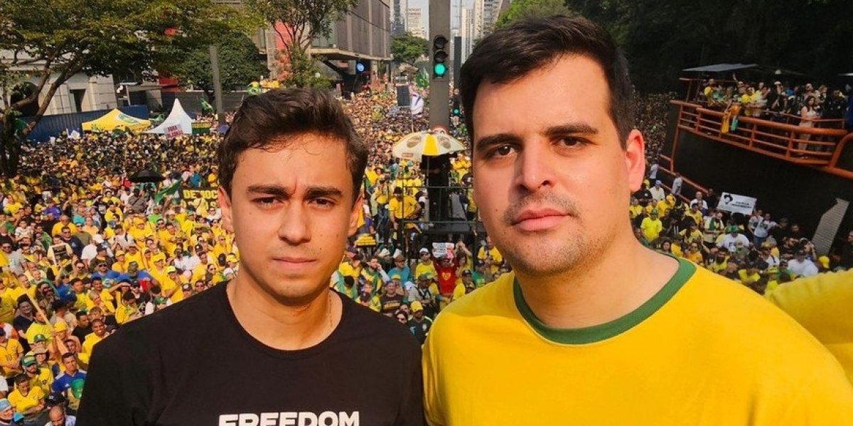 Nikolas Ferreira, deputado federal, e Bruno Engler, deputado estadual