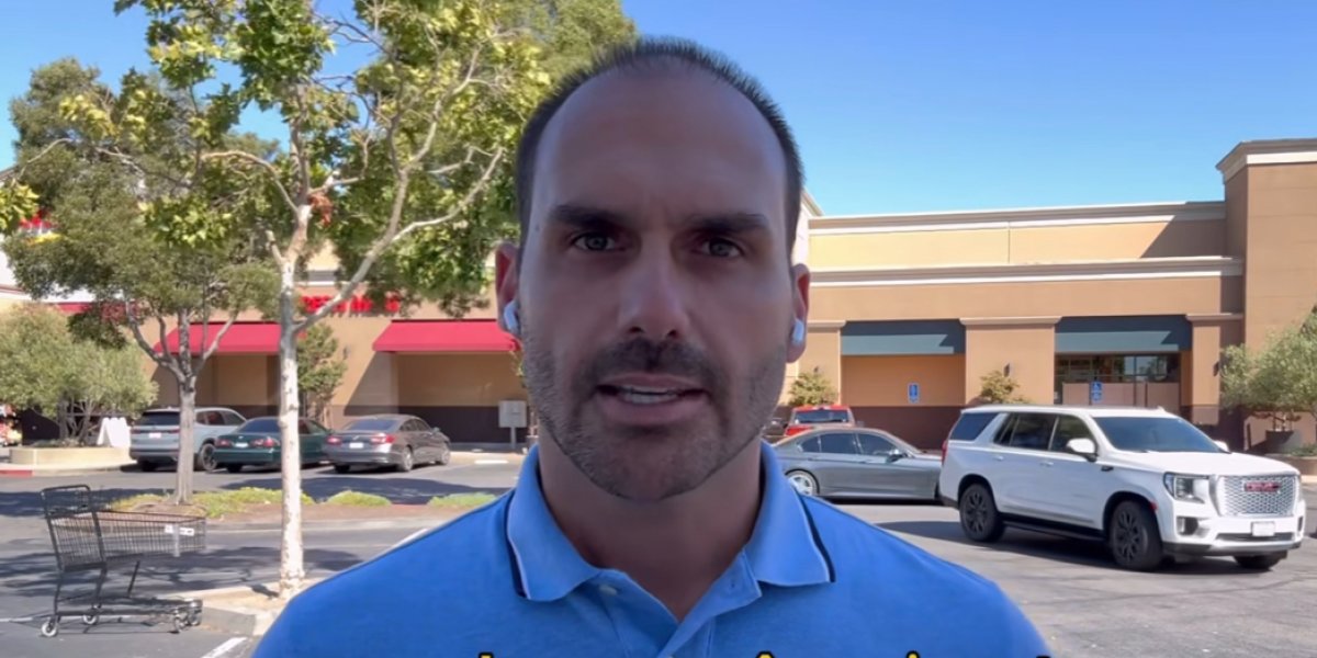 Eduardo em vídeo lendo a nota