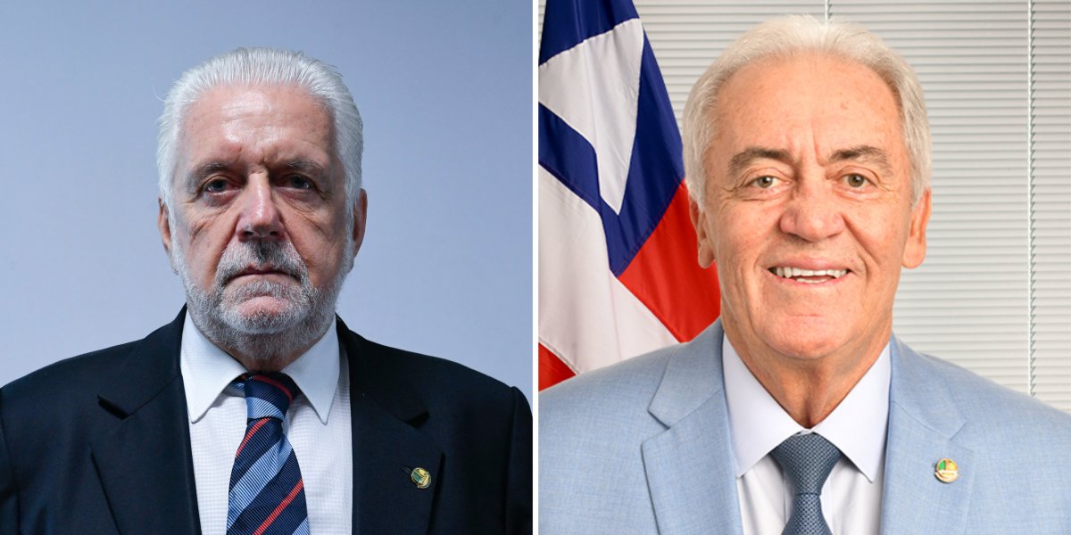 Jaques Wagner (Esquerda) e Otto Alencar (Direita)