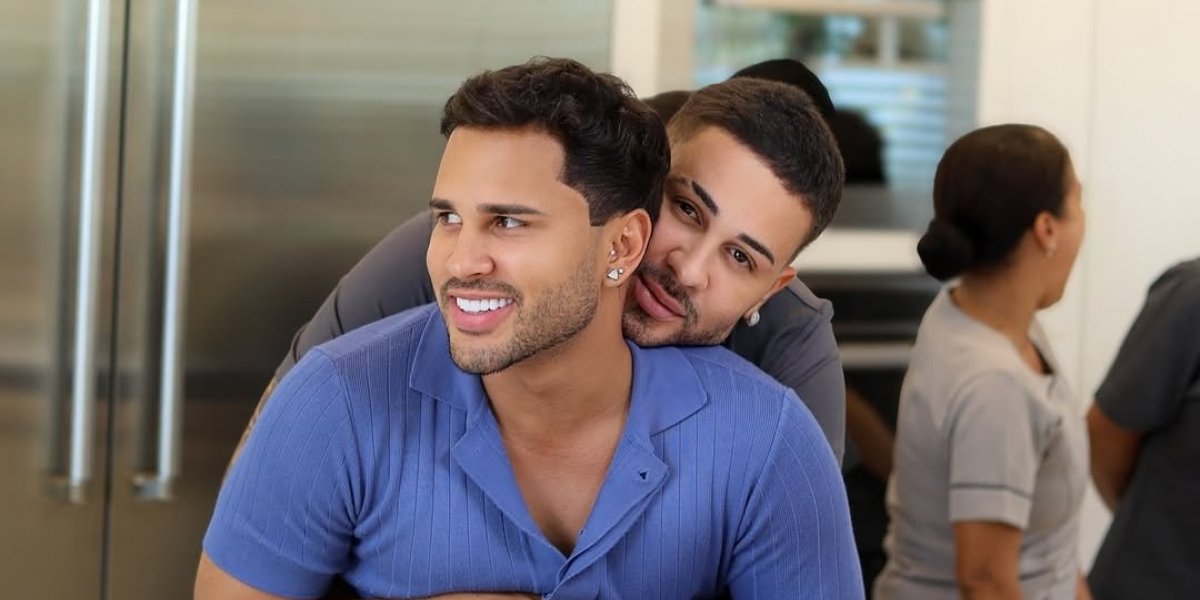 Carlinhos Maia e o marido