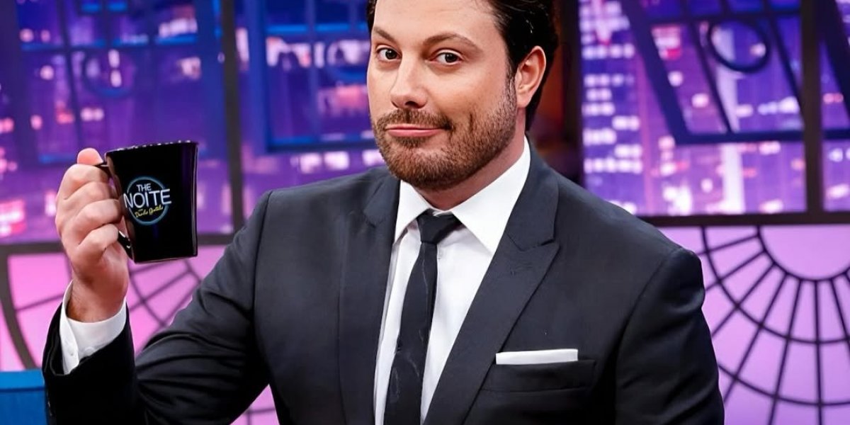 Danilo Gentili em seu programa no SBT