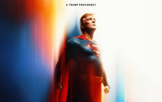 Novo Herói? Casa Branca divulga foto de Trump vestido de Superman
