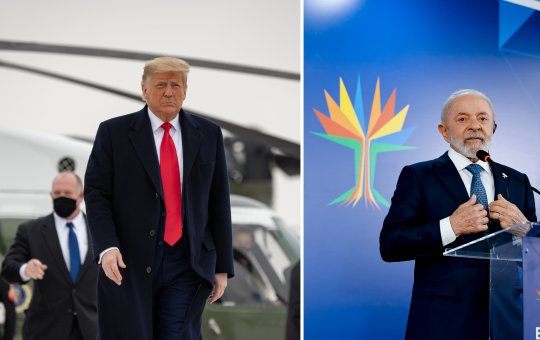 Trump diz que deve falar com Lula "em algum momento, mas não agora" e defende Bolsonaro