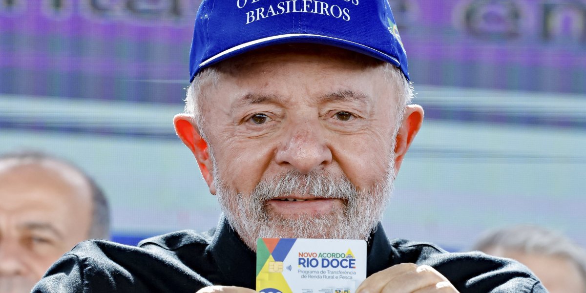 Presidente da República, durante a cerimônia de apresentação dos avanços do Novo Acordo Rio Doce no Espírito Santo, no Parque de Exposições de Linhares-ES