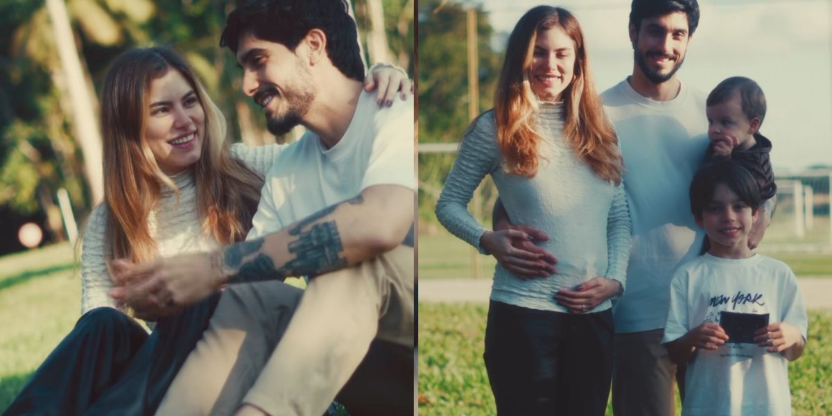 Bruna e seu marido / Bruna, marido e filhos