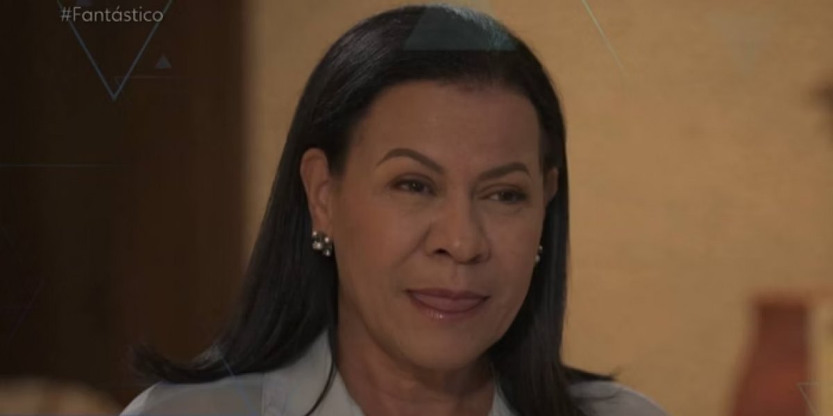 Dona Ruth em entrevista para o Fantástico