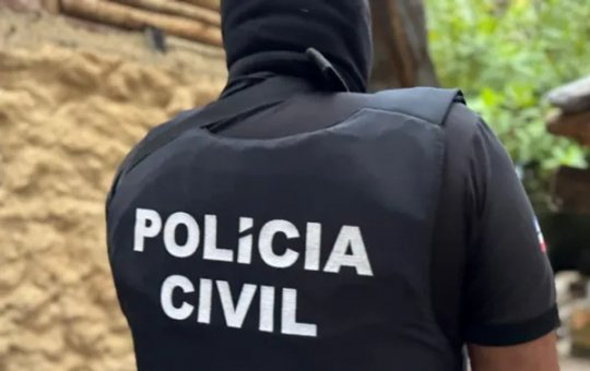Policial Civil durante operação