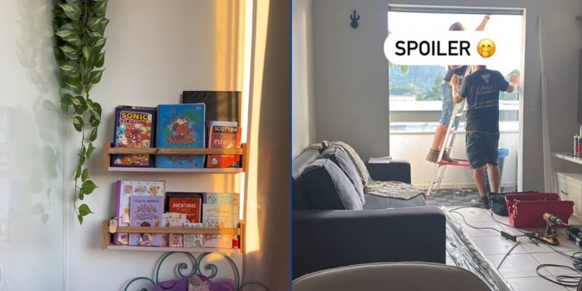 Influenciadora põe filha para dormir na varanda e causa polêmica