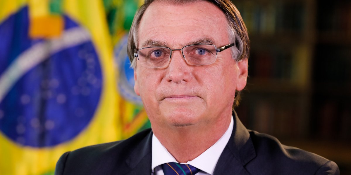 Bolsonaro em foto no seu governo