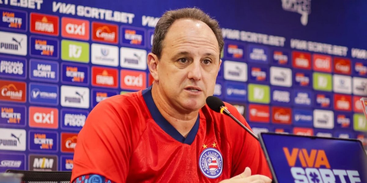 Rogério em entrevista coletiva