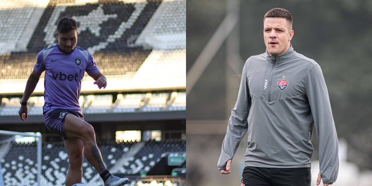 Artur Victor (Botafogo) e Renato Kayzer (Vitória)