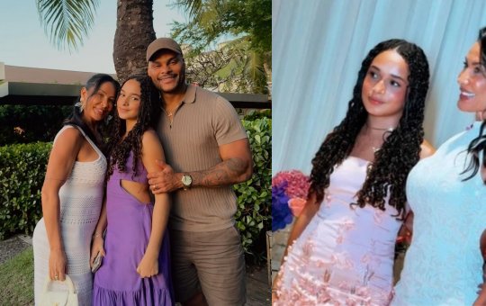 Filha de Scheila Carvalho e Tony Salles celebra 15 anos com festa luxuosa em mansão
