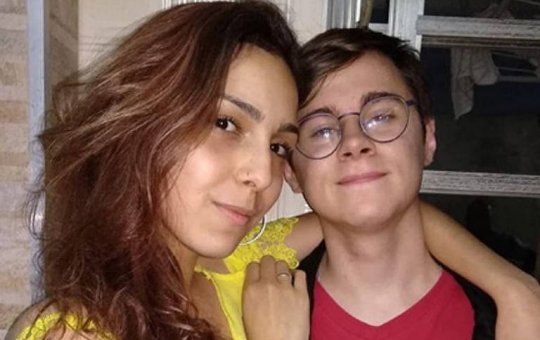 Isabela Tibcherani e Rafael Miguel em foto