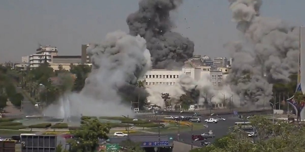 Explosões na capital da Síria, Damasco, por conta dos bombardeios israelenses