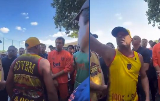 Torcedores do Sport invadem CT e ameaçam jogadores: “Todo mundo aqui tem antecedente criminal”