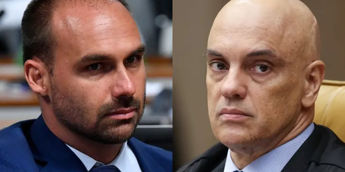 Moraes inclui postagens e falas de Eduardo Bolsonaro em inquérito sobre ataques ao STF