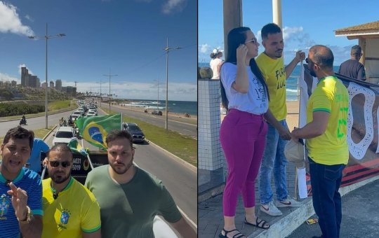 Apoiadores de Bolsonaro realizam buzinaço em Salvador contra decisões do STF; Veja o vídeo
