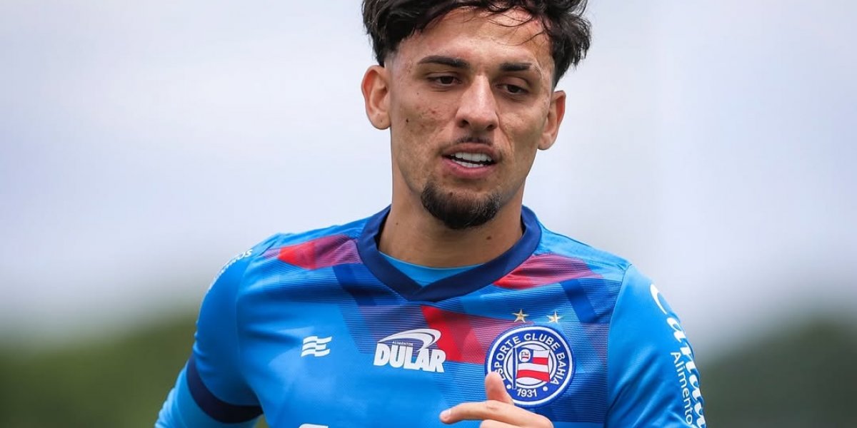 Biel em treino pelo Bahia