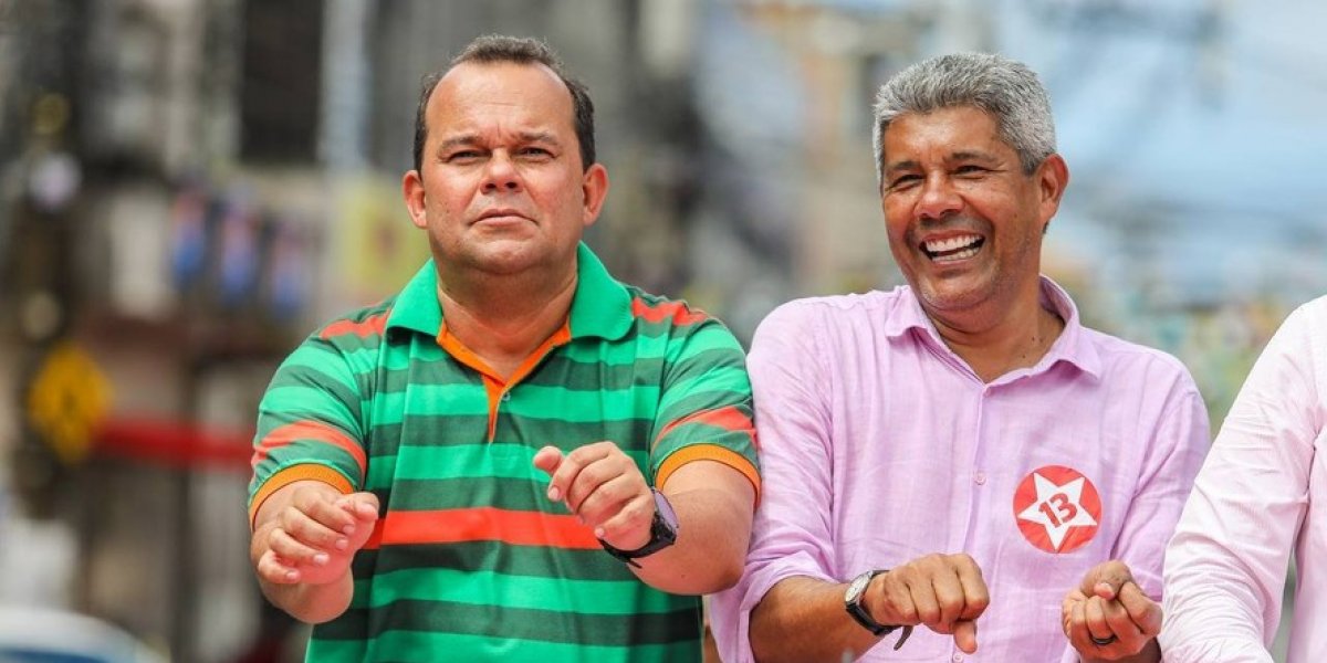 Geraldo Júnior e Jerônimo Rodrigues em 2022