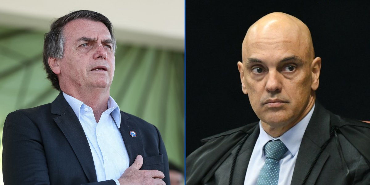 Bolsonaro e Alexandre de Moraes