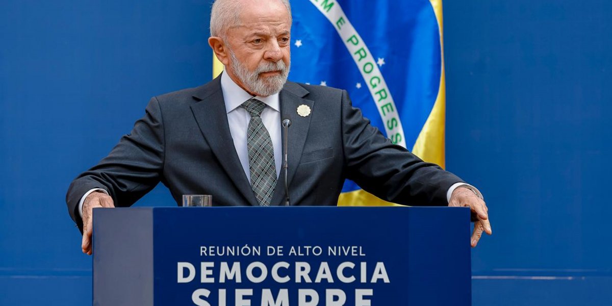 Presidente Lula durante discurso no Chile