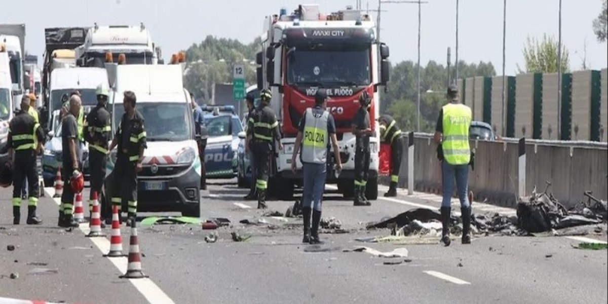 Queda de ultraleve na Itália deixa dois mortos; vídeo mostra momento do impacto