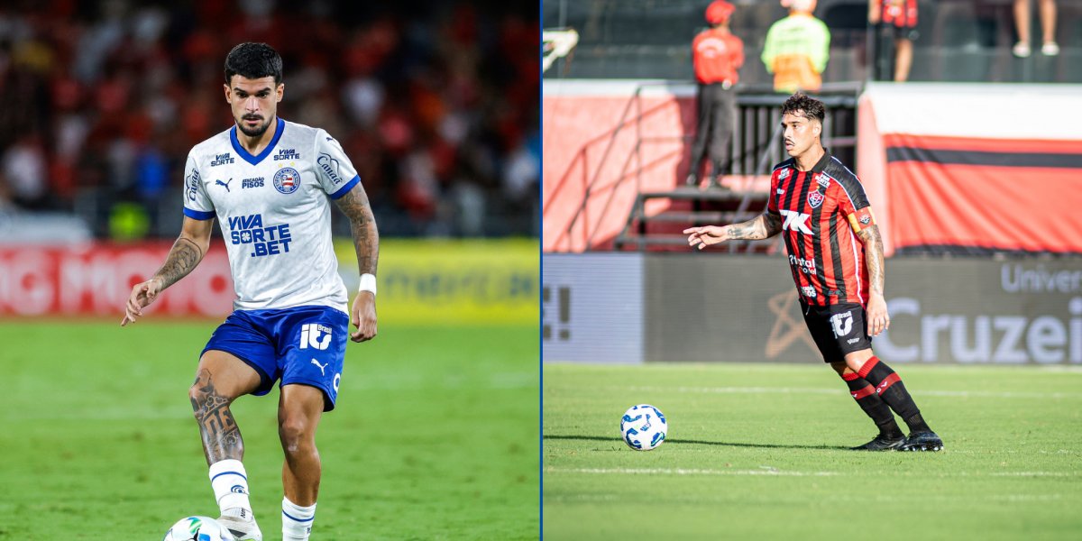 Cauly (Bahia) e Lucas Halter (Vitória)