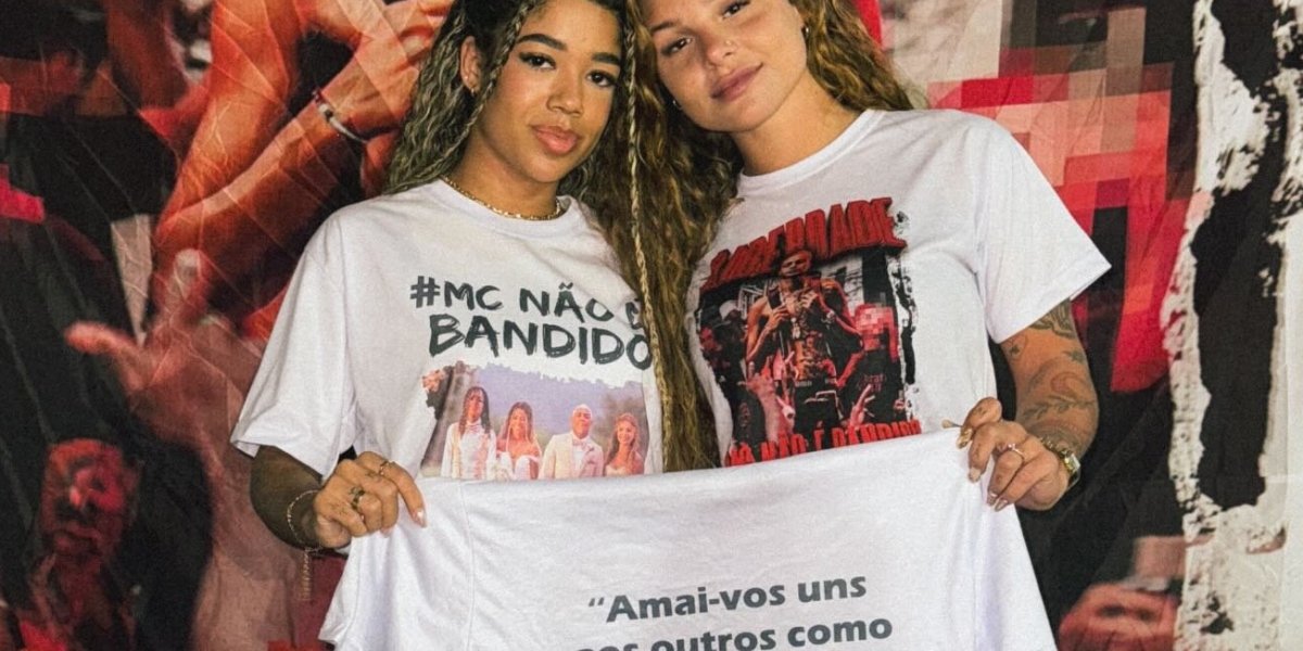 Viviane Noronha, esposa de MC Poze, ao lado de Fernanda Valença, noiva de Oruam