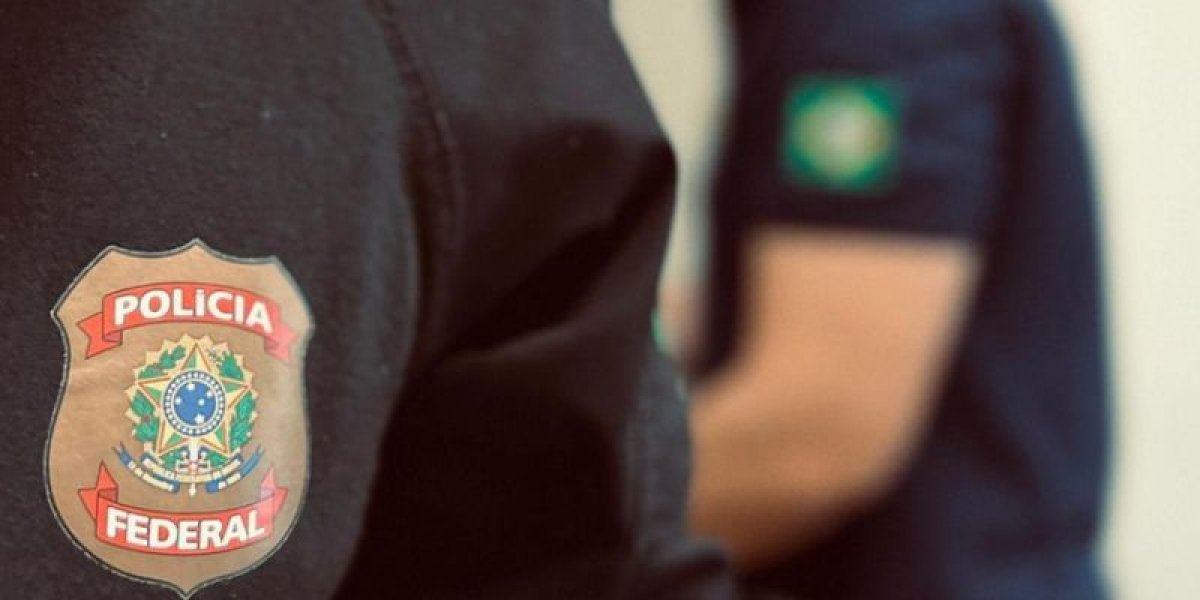 Imagem do escudo da Polícia Federal