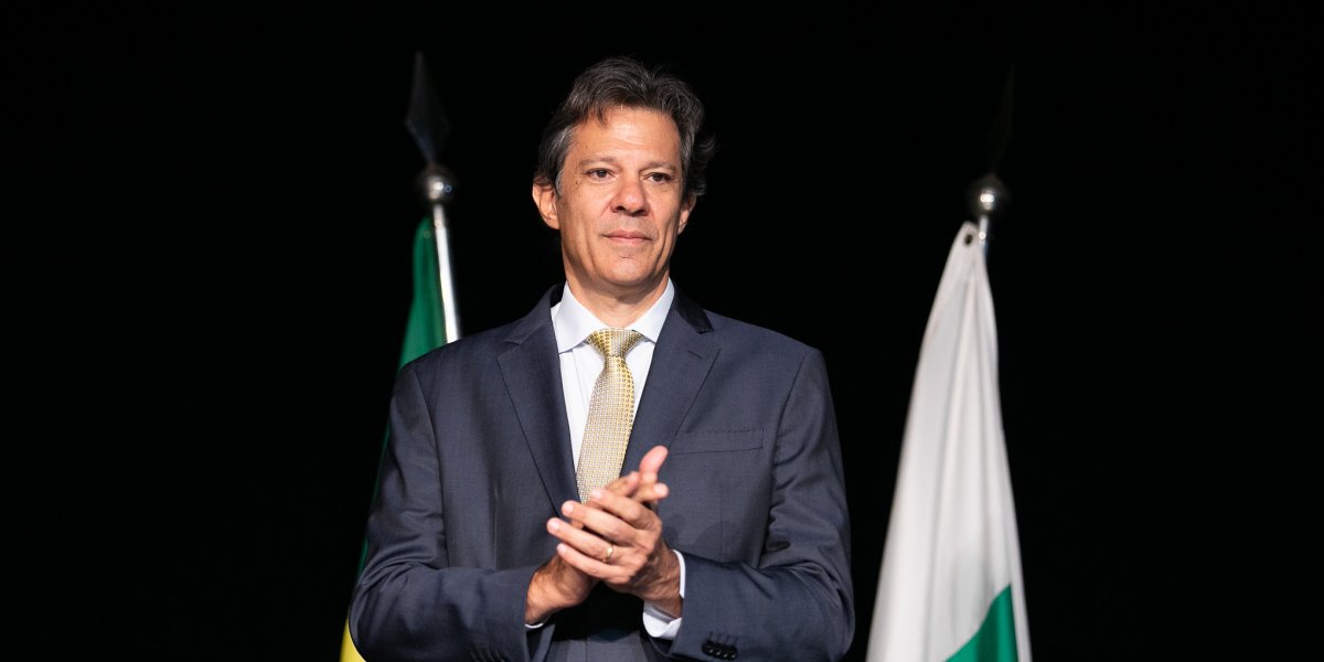 Haddad em sua posse para Ministro