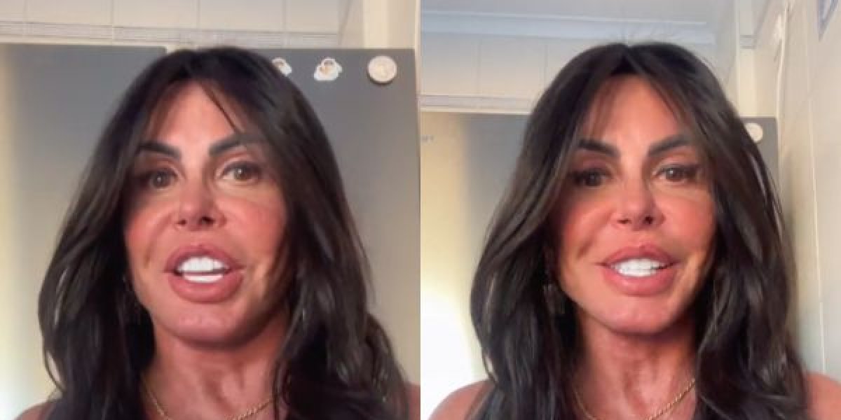 Gretchen com novo visual