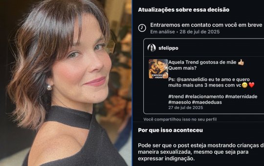 Samara Felippo se revolta após ter publicação removida do Instagram: 'Alguém pode explicar?'