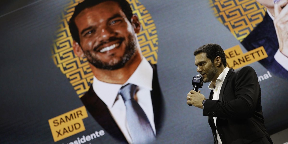 Xaud em evento de patrocinadores