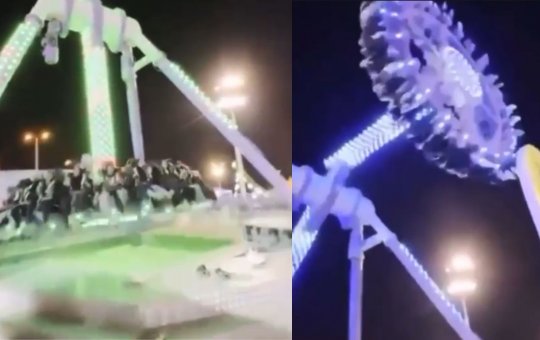 Brinquedo quebra em parque na Arábia Saudita e deixa 23 pessoas feridas